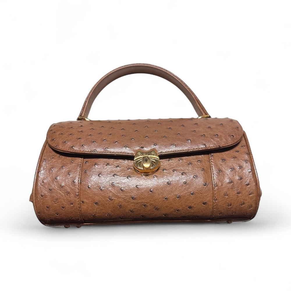 Chic Tan Leather Satchel